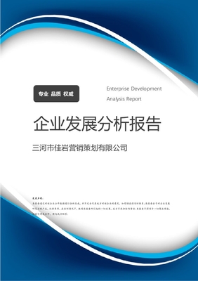 三河市佳巖營銷策劃公司發展分析與營銷策劃方案